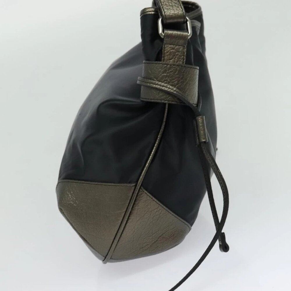 BURBERRY Shoulder Bag Nylon Black Auth BA3541 - Picture 5 of 16